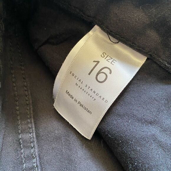 Social Standard by Sanctuary Jeans New Camo Mis Rise Ankle Skinny Womens Size 16 - Picture 10 of 11